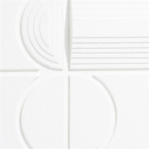COCO MAISON Geometryczna dekoracja ścienna 3D 90x90cm