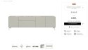 (K) Komoda Noon Xooon 240 cm ONYX