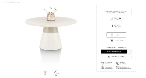 Stół Xooon Lund 140 cm