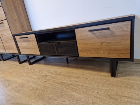(R) Szafka RTV 150 cm H&H Avalon/ Avalox natural VINTAGE OAK