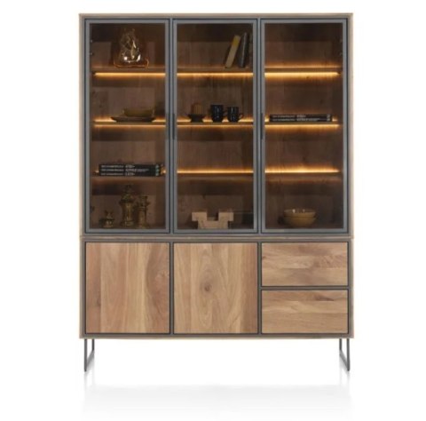 [fabrycznie nowa, na zmówienie] Witryna TRAPANI - 160 cm Henders& Hazel Mangifera Smoked