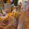 Wazon Dekoracyjny Flower Power 36 cm - Wysoki Różowy z Aplikacją 3D | Coco Maison