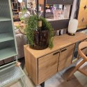 Wazon Szklany Diego 45 cm - Miedziany Recykling i Rafia | Coco Maison