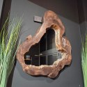 Lustro Unikatowe z Plastra Lipy - 100 x 80 cm | Rękodzieło