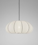 Luksusowa Lampa Wisząca COCO maison Sierra – Biały Abażur Tekstylny, Ø60 cm
