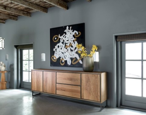 Wielkoformatowy Obraz na Welurze COCO maison Dancing Notes - 120x120 cm
