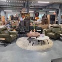 [K] Luksusowy Fotel VALLETTA - Skóra Naturalna Laredo Groen | Henders & Hazel