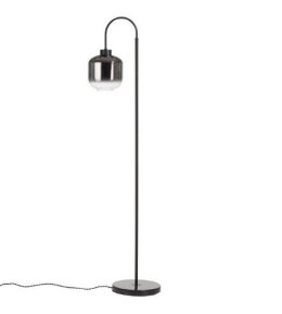 [K] Designerska Lampa Podłogowa ESSEX - COCO maison | Szkło Przydymione (Smoke / Antracyt), Styl Hotel Chique