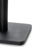 [K, od ręki] Kwadratowy Stolik Bistro BREST 75 x 75 cm - COCO maison | Blat HPL Onyx (Ciemny Marmur), Czarna Noga