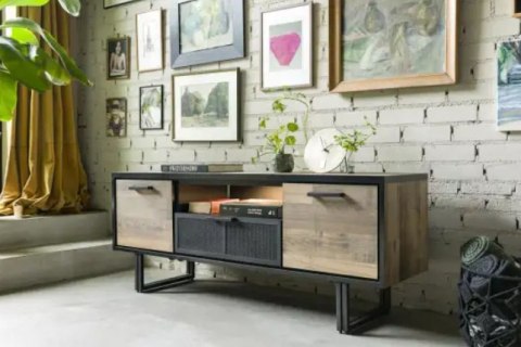 (K) Szafka RTV 150 cm H&H Avalon/ Avalox driftwood